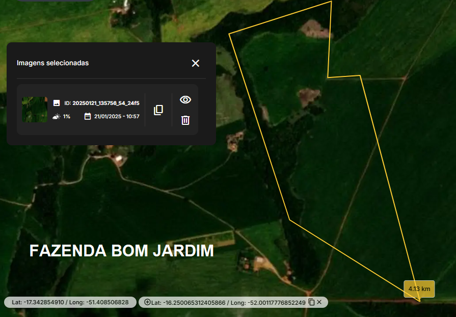 02 (DUAS) FAZENDAS EM BOM JARDIM DE GOIÁS-GO e MONTIVIDIU-GO