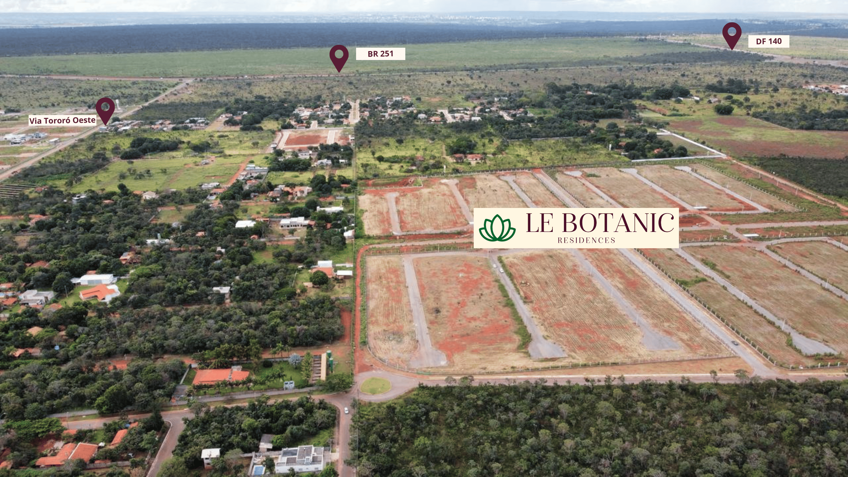 06 (SEIS) LOTES SITUADOS NO COND. LE BOTANIC RESIDENCES, BRASÍLIA-DF
