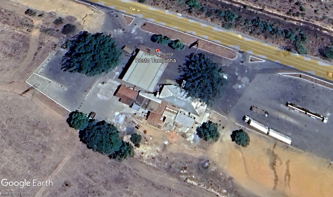 POSTO DE COMBUSTÍVEL EM PRES. OLEGÁRIO-MG (ÀS MARGENS DA BR-040)